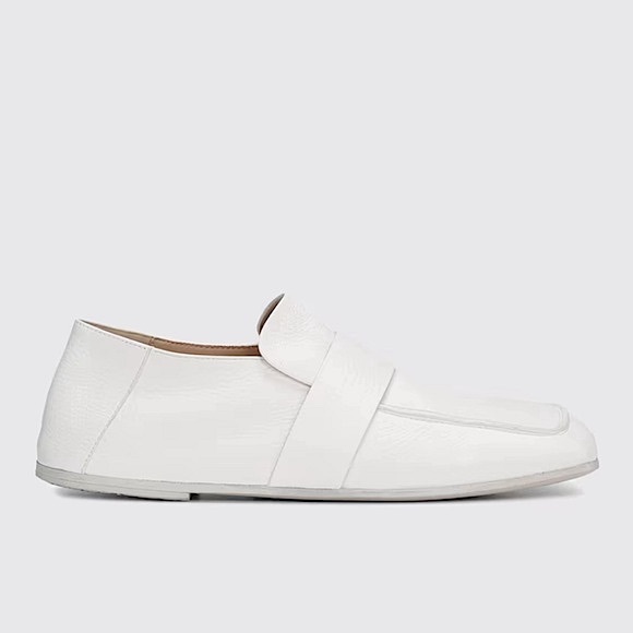 Marsèll Leather Spatolona Square Toe Loafer New ~ Size 38/7.5 - Picture 2 of 13